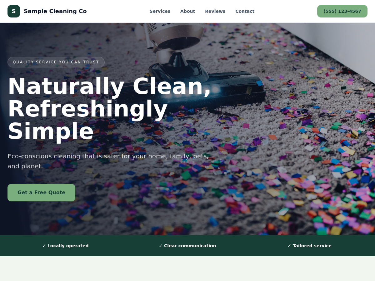 Eco Cleaning